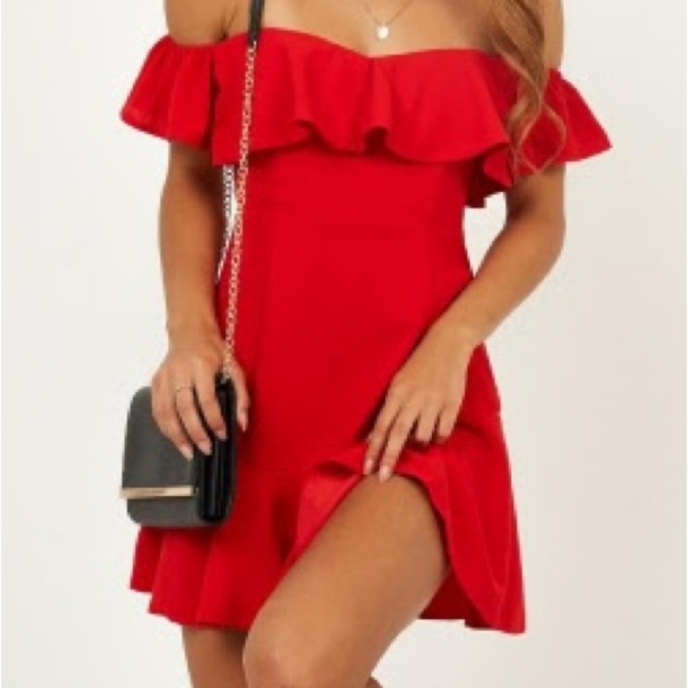 Showpo Deserve Me Dress In Red Size: 2 (XS)